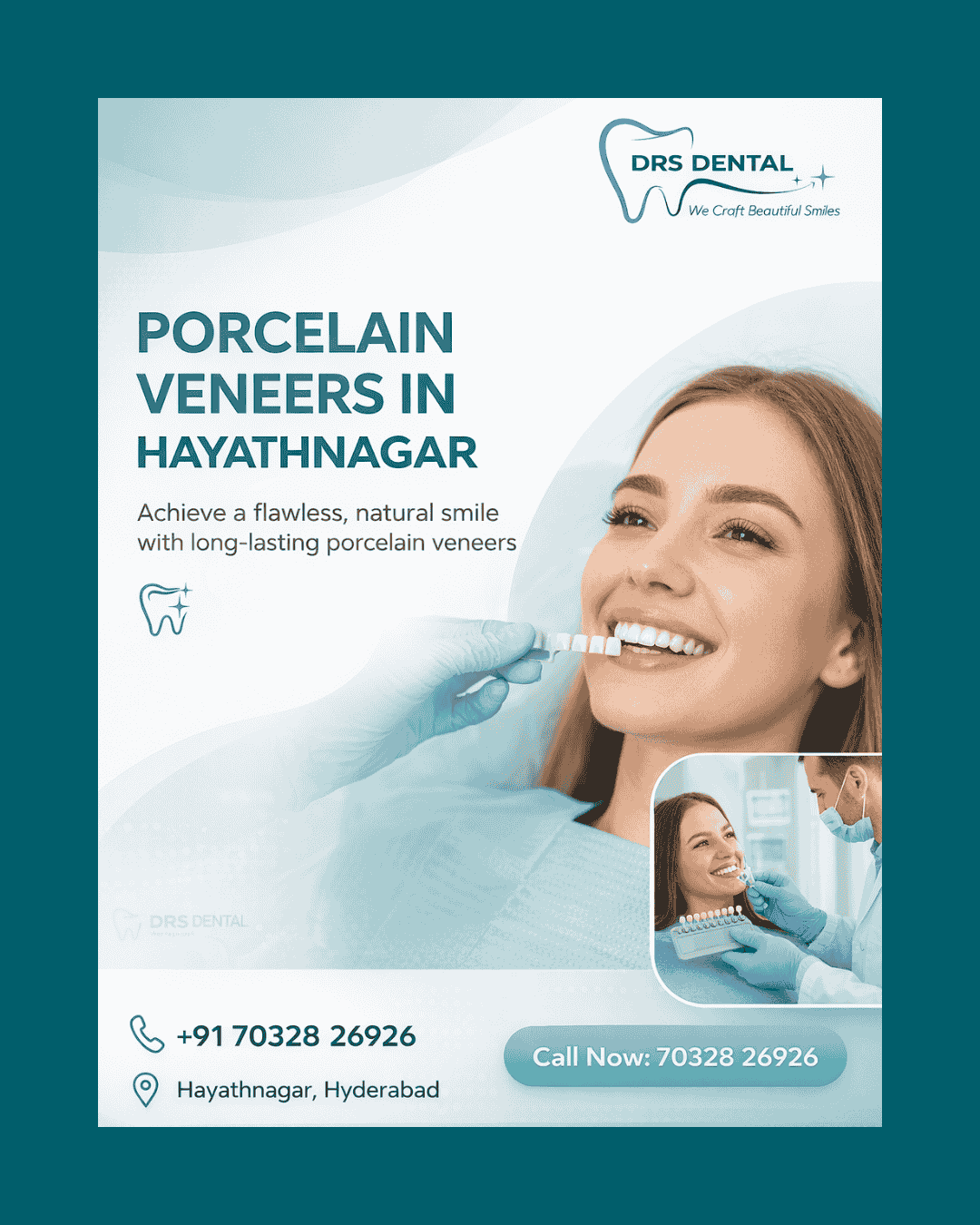 porcelain veneers in Hayathnagar