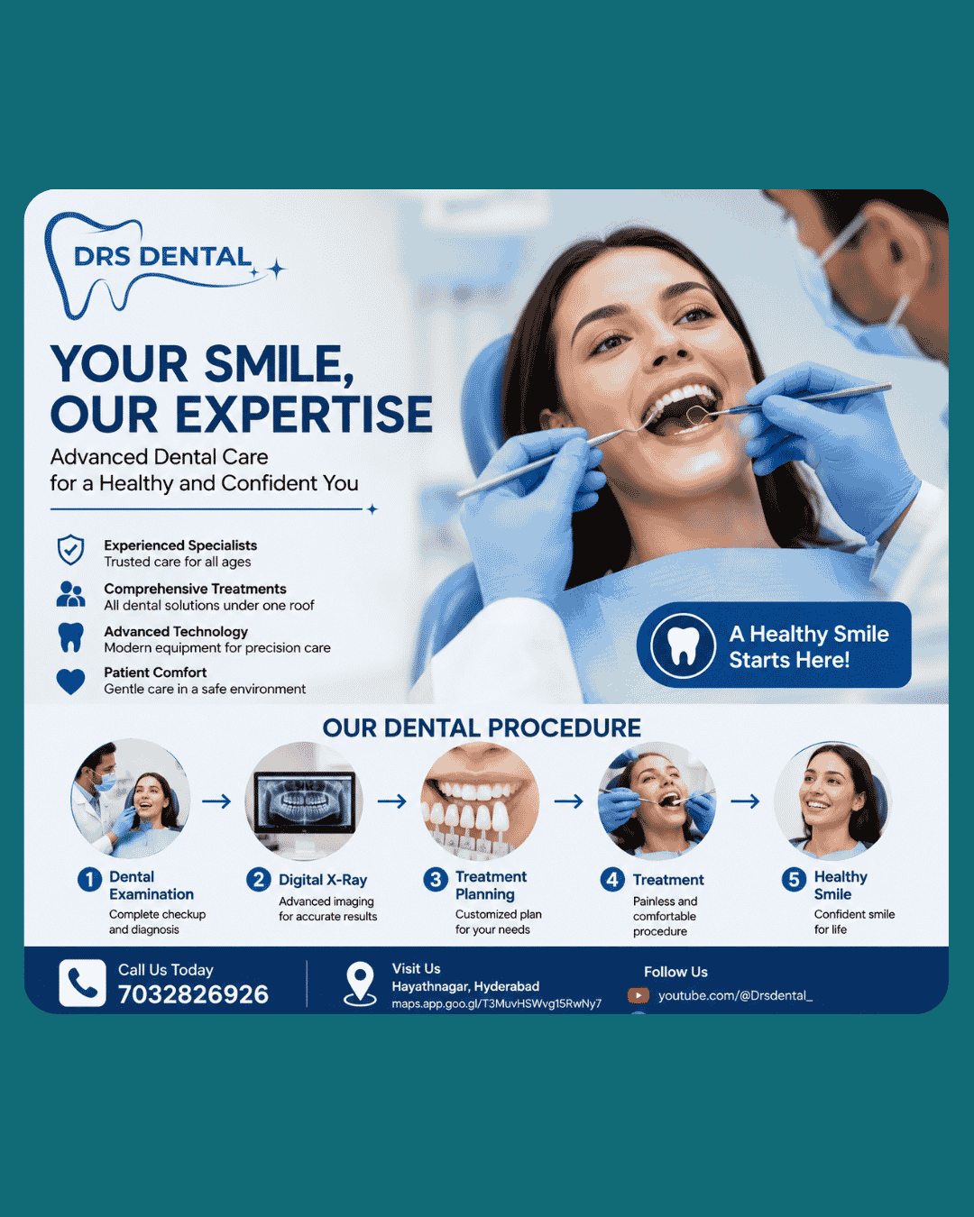 BEST DENTIST FOR FAMILIES IN HAYATHNAGAR