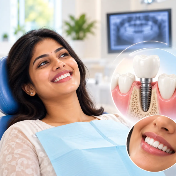 Dental implants at DRS Dental Hospital, Hayathnagar