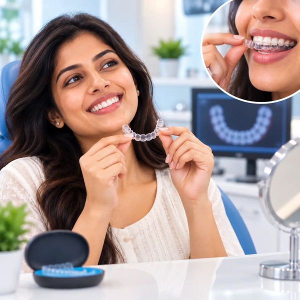 Invisalign clear aligners at DRS Dental Hospital, Hayathnagar